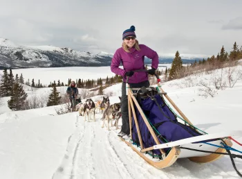 Unterwegs mit den Huskies