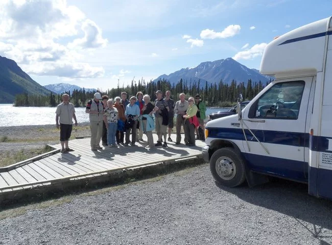 Reisegruppe der Yukon Alaska Rundreise