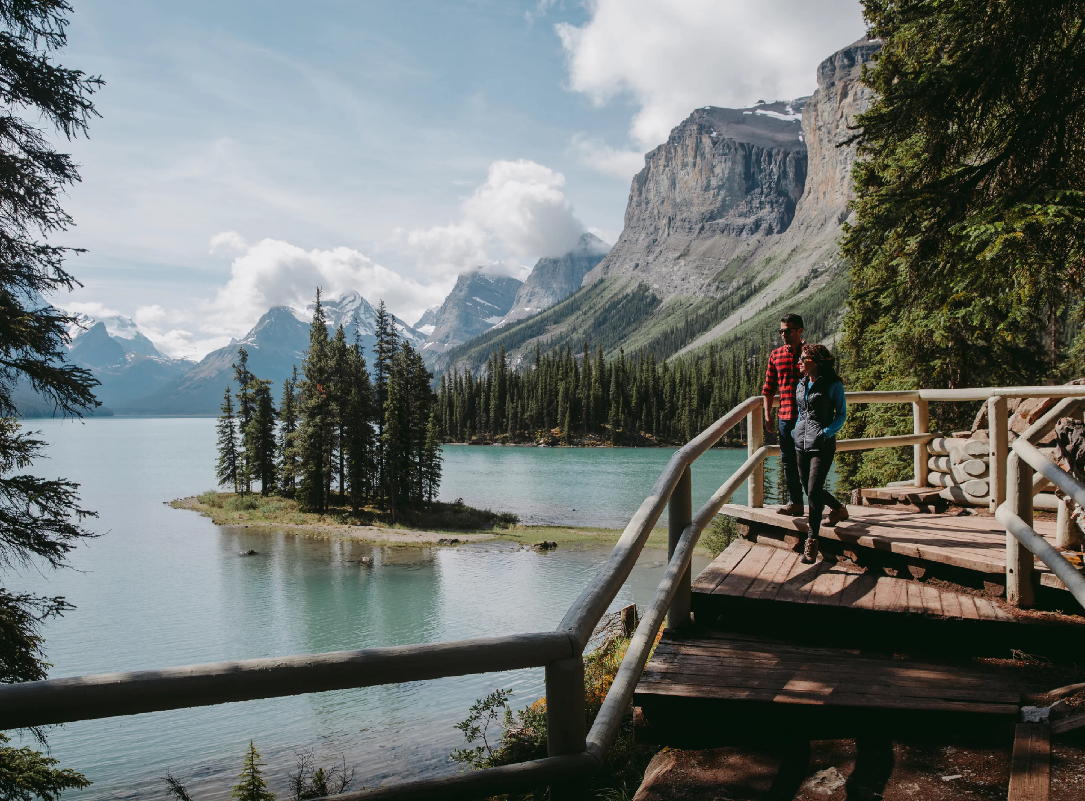 Spirit Island, Maligne Lake im Jasper National Park