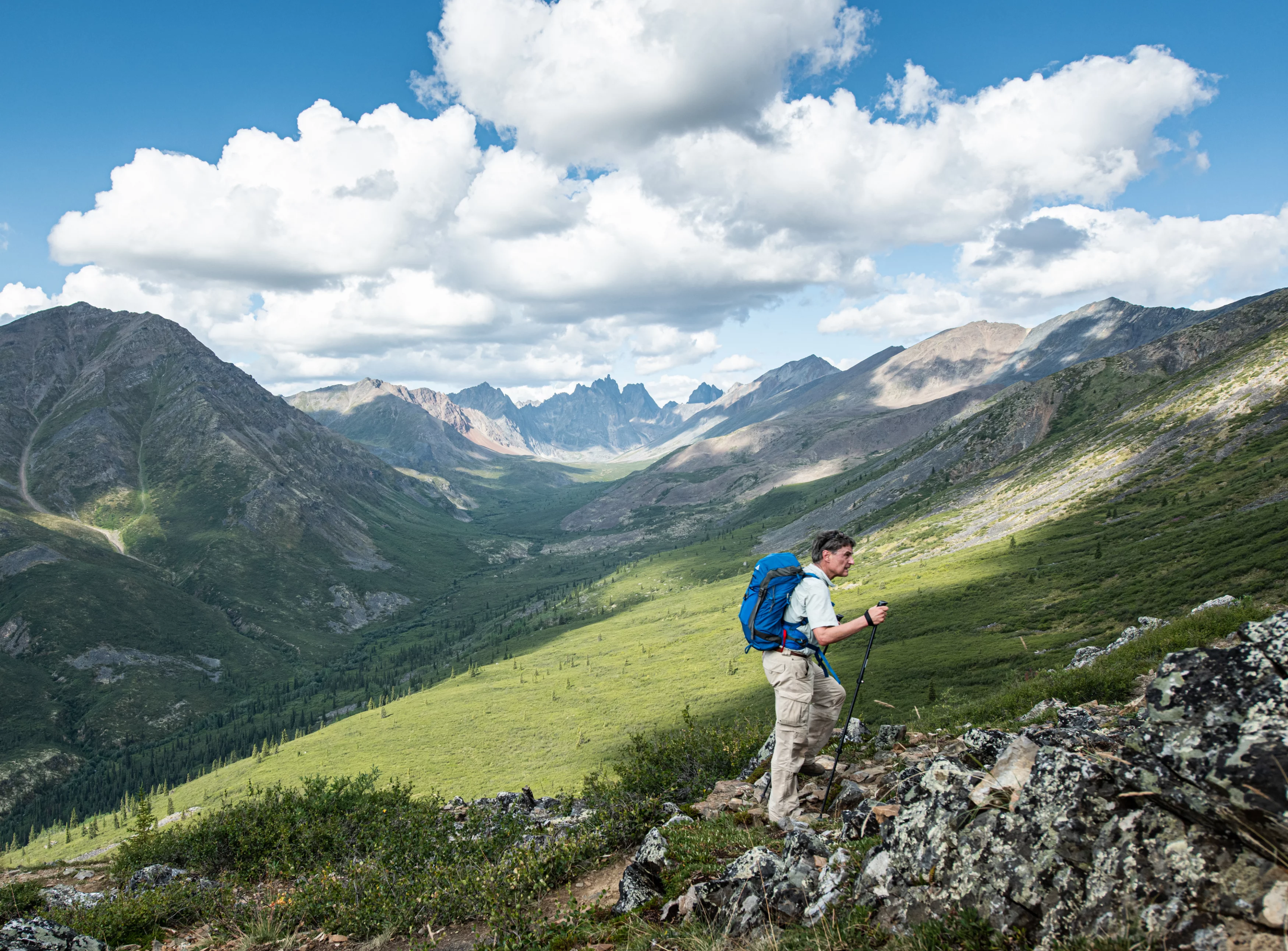 Wanderung in den Tombstone Mountains am Dempster Highway