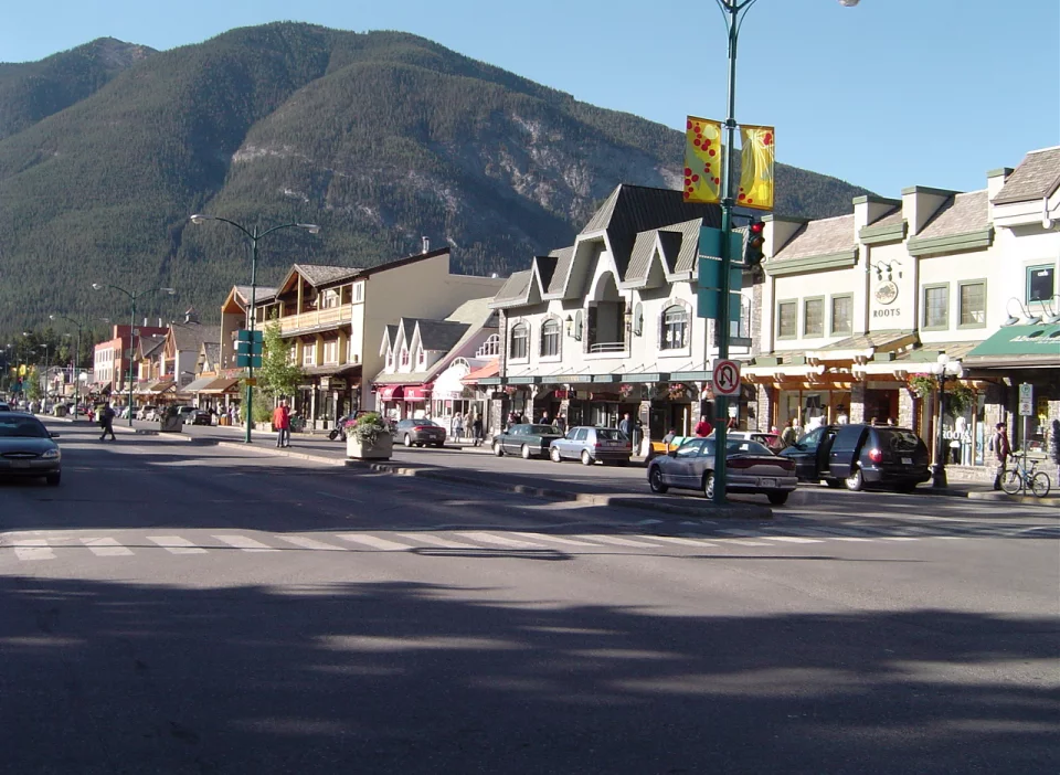 Die Ortschaft Banff