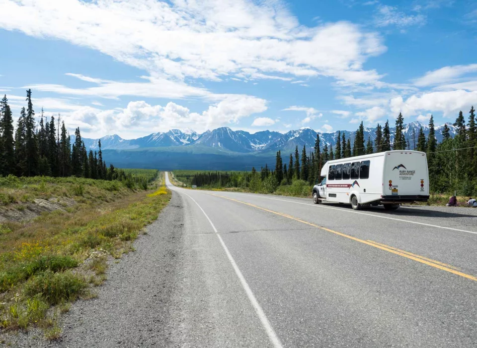 Kleinbus der Tour