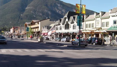 Die Ortschaft Banff 