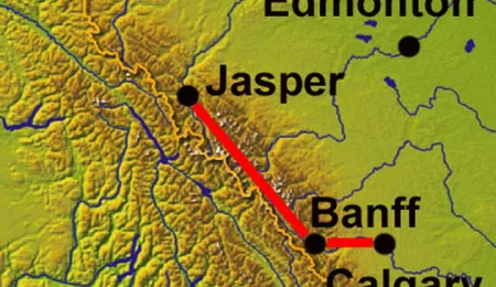 Reiseverlauf - Das Beste von Banff und Jasper