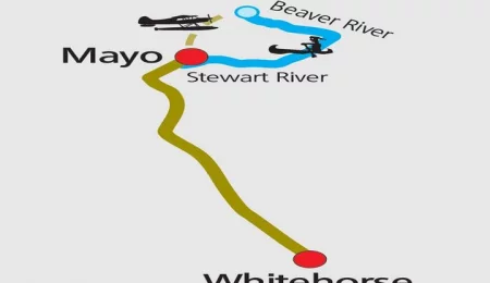 Reiseverlauf - Beaver River Kanutour
