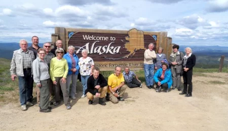 Busrundreise von Alaska in den Yukon - Reisegruppe