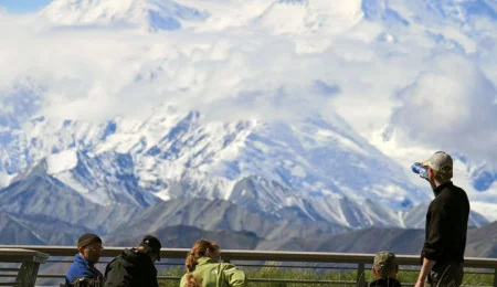 Denali, mit 6.190 Metern Höhe der höchste Berg Nordamerikas