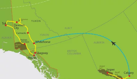 Go Wild - Der Nordwesten Kanadas - Reiseverlauf 