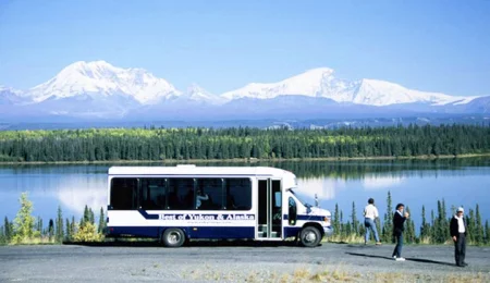 Alaska Reisen von Alaska in den Yukon - Kleinbus verwendet ab 10 Teilnehmern