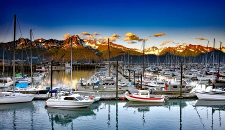 Hafen in Seward Alaska