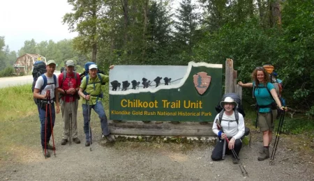 Chilkoot Trail am Start