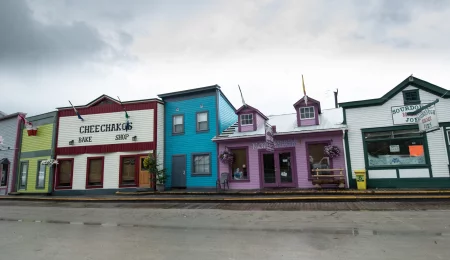 Goldgräberstadt Dawson City im Yukon - Kanada