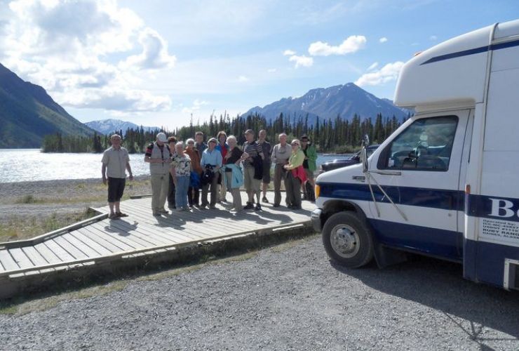 Reisegruppe der Yukon Alaska Rundreise